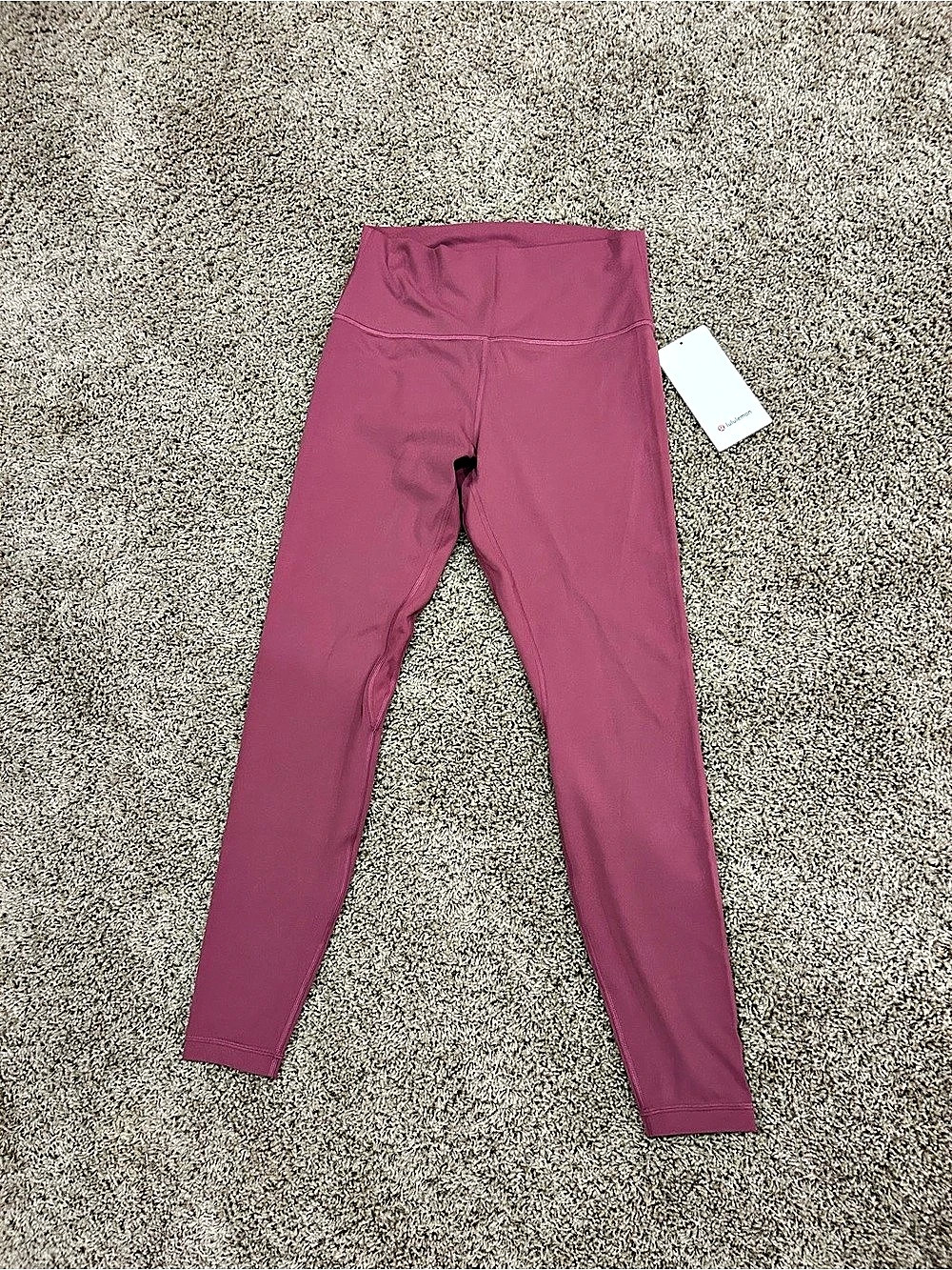 lululemon Align Pant High-Rise 28" Leggings Pink Size 10